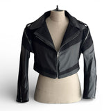 Colors croptop biker jackets