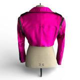 Hot Pink Croptop Biker
