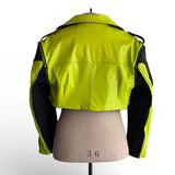 Colors croptop biker jackets