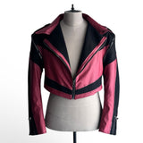 Colors croptop biker jackets