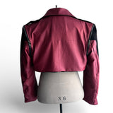 Colors croptop biker jackets