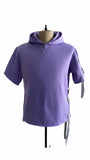 Sudadera morada con agujeta