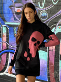 Skull Hoodie tipo vestido